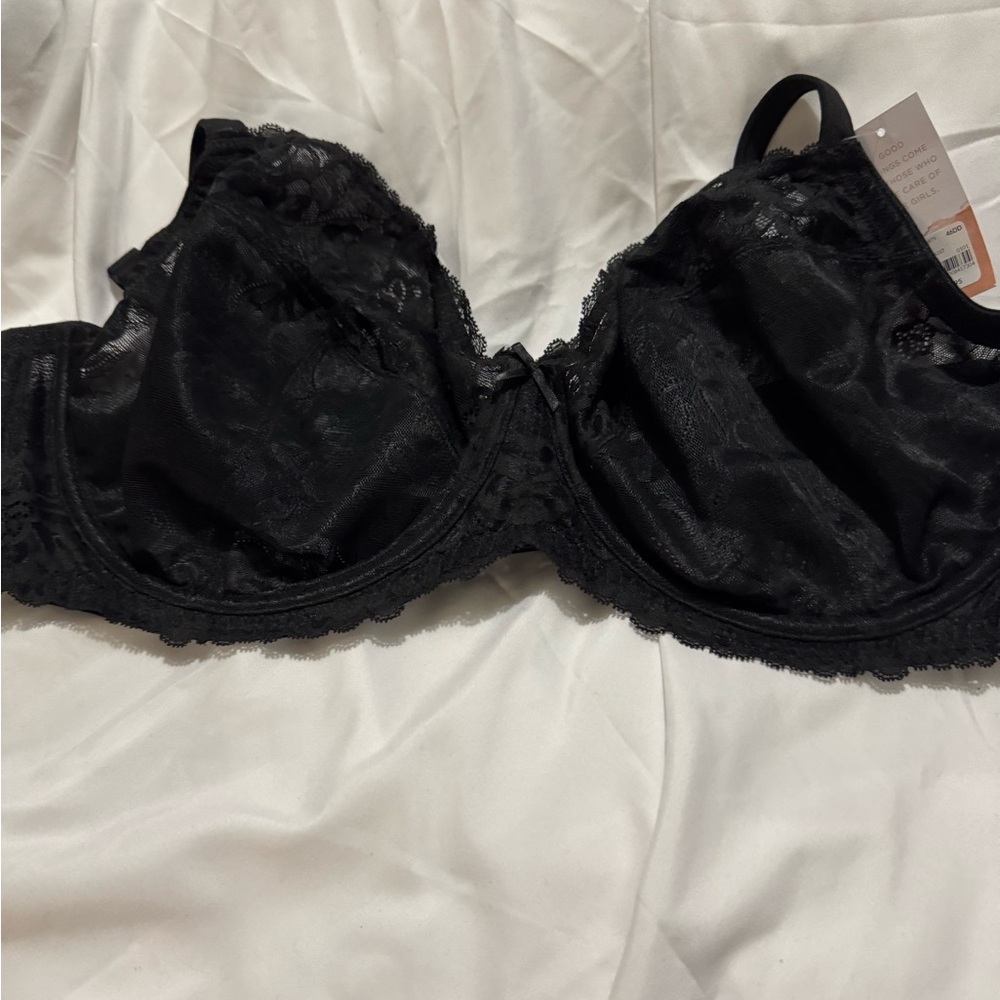 Cacique Black Lace Underwire Bra